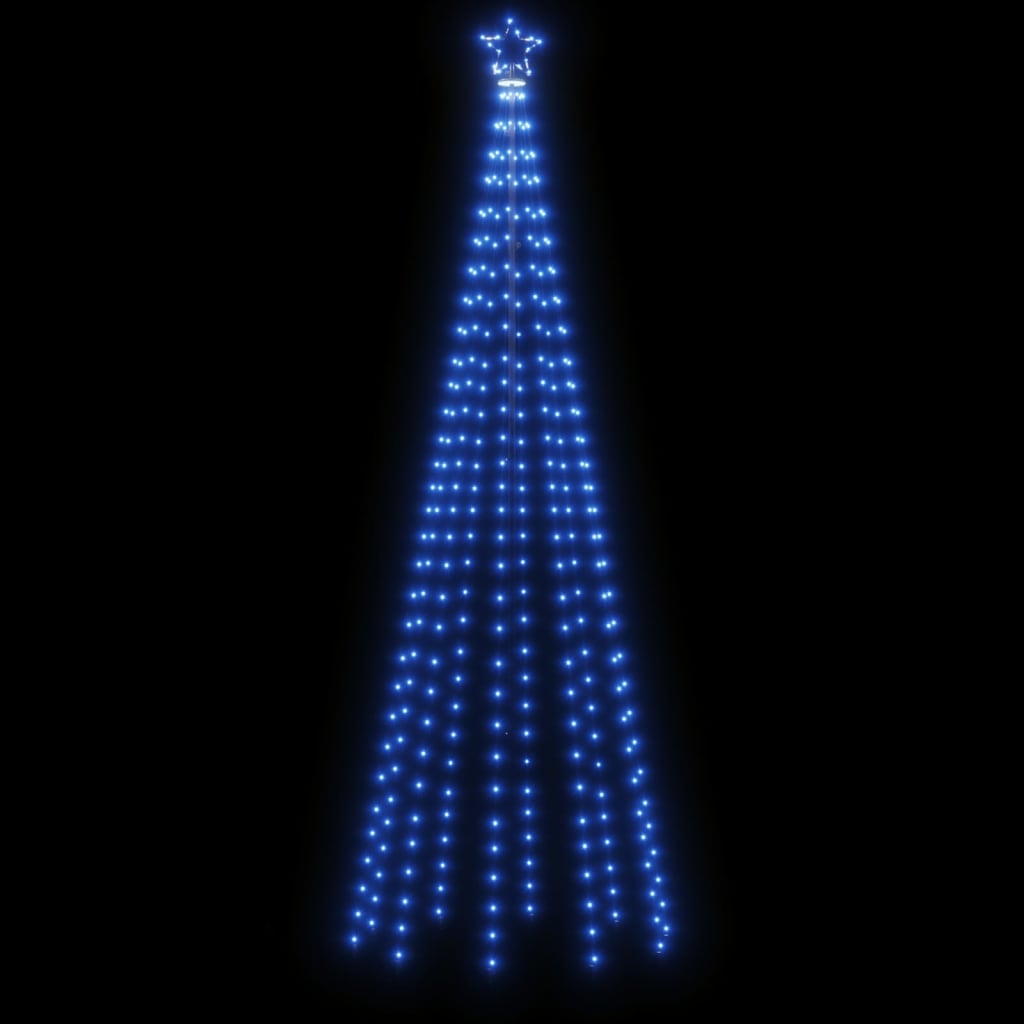 Albero di Natale a Cono Blu 310 LED 100x300 cm