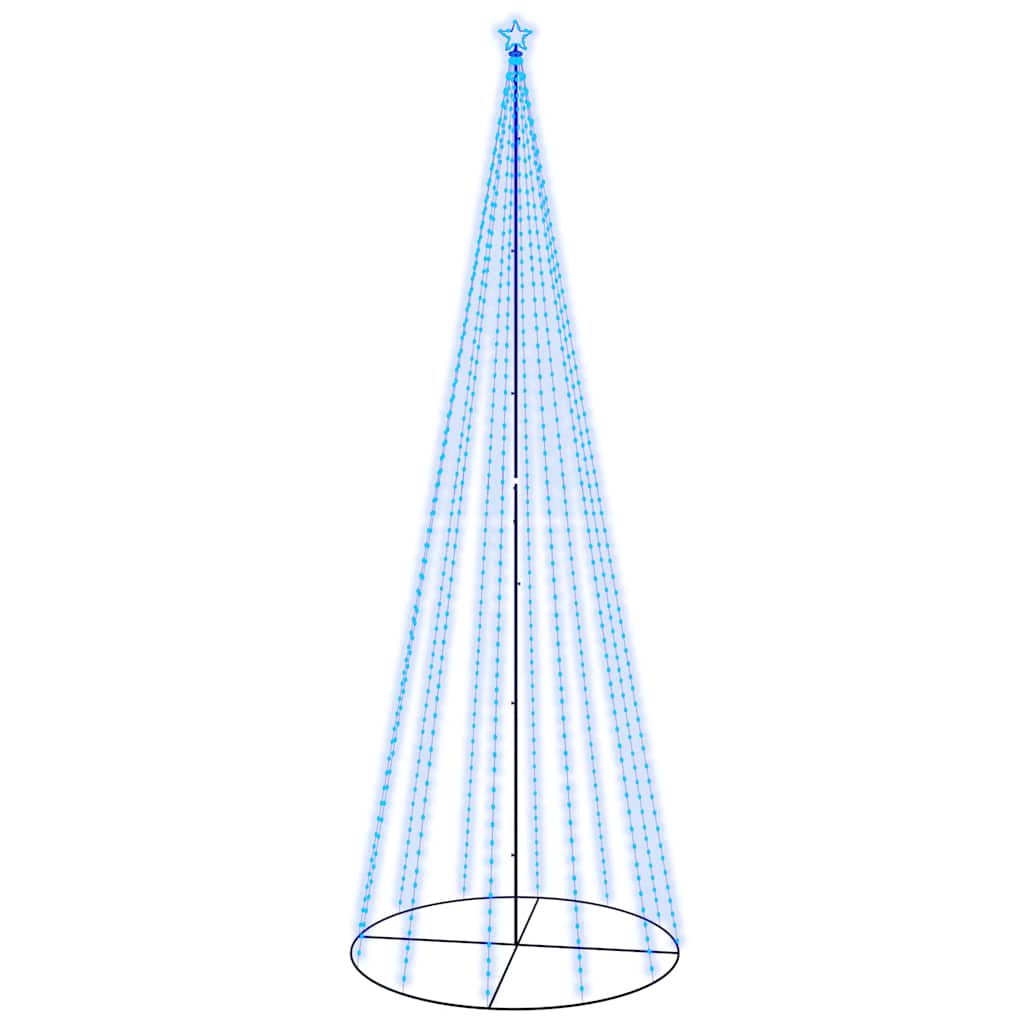 Albero di Natale a Cono Blu 732 LED 160x500 cm