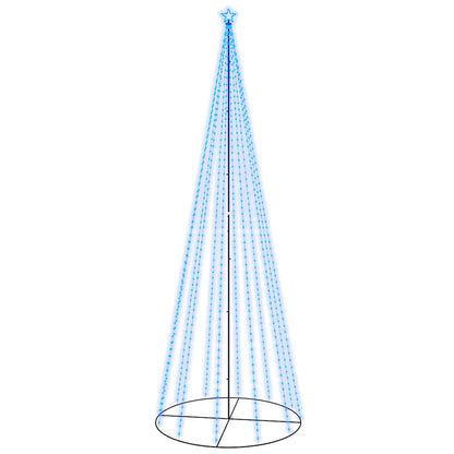 Albero di Natale a Cono Blu 732 LED 160x500 cm