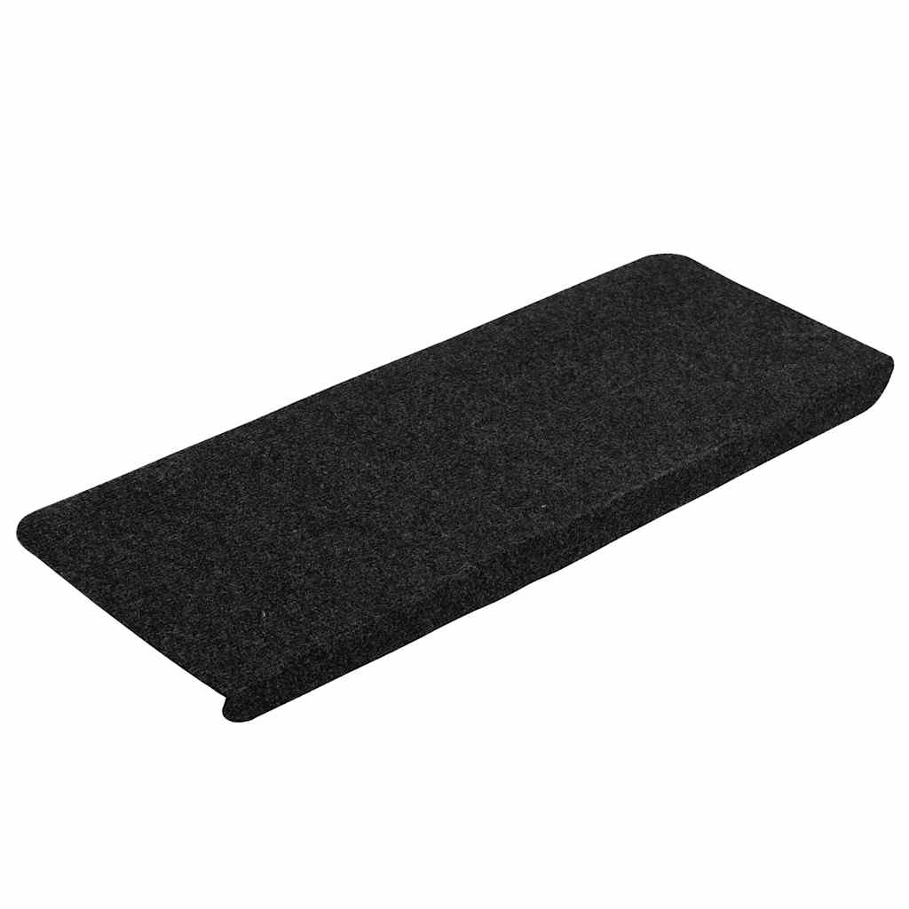 Tappetini Autoadesivi per Scale 15 pz 65x24,5x3,5 cm Nero - homemem39