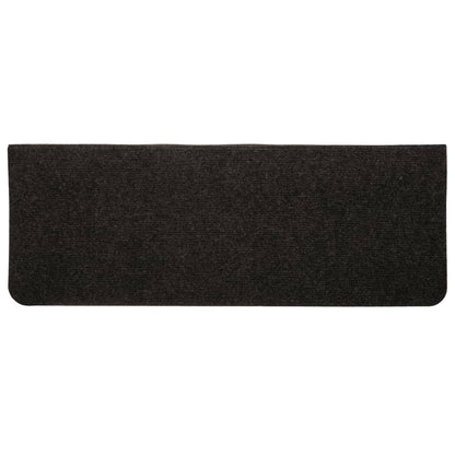Tappetini Autoadesivi per Scale 15 pz 65x24,5x3,5 cm Nero - homemem39