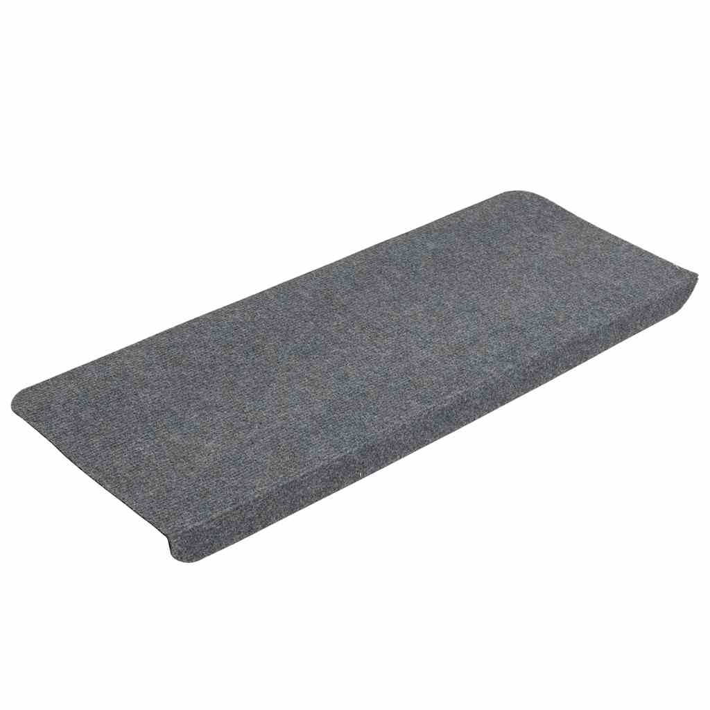 Tappetini Autoadesivi per Scale 15 pz 65x24,5x3,5 cm Grigio - homemem39