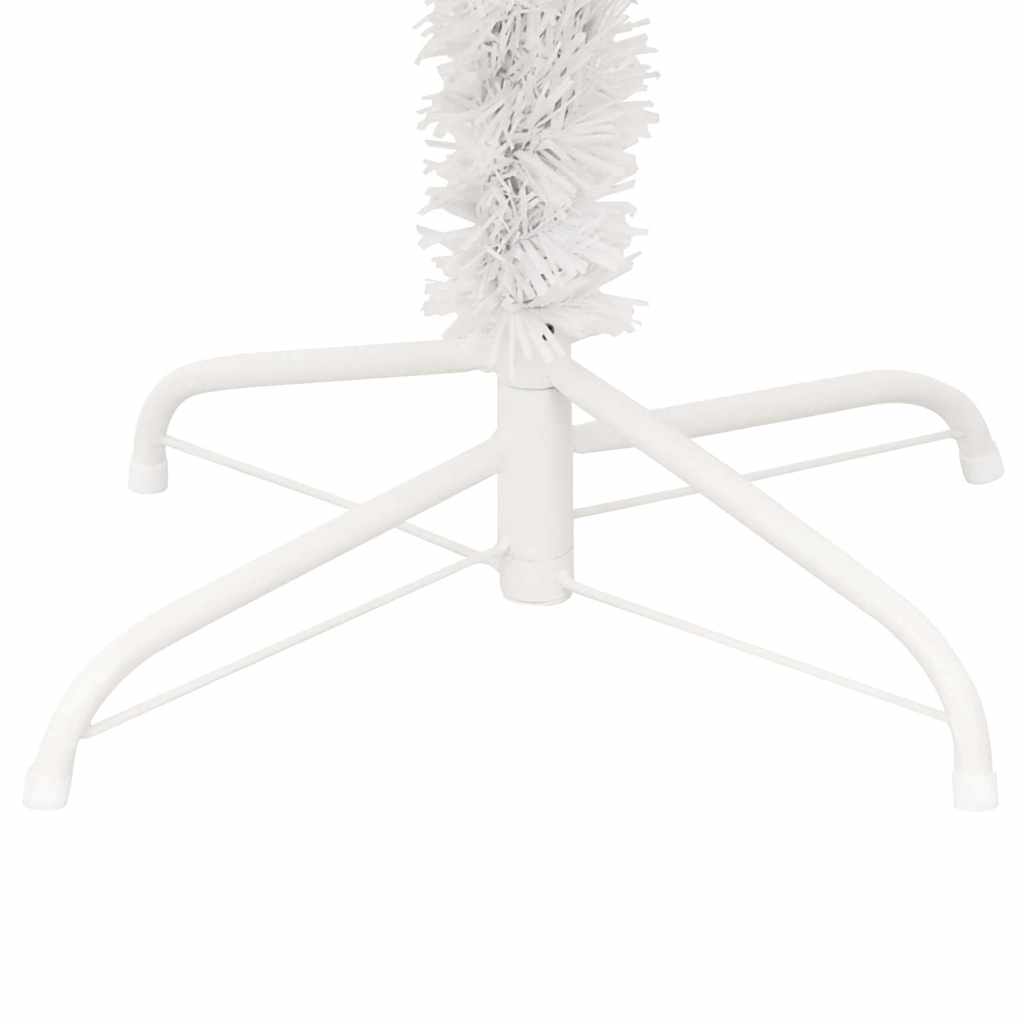 Albero di Natale Preilluminato con Vaso Bianco 180 cm in PVC