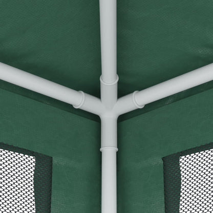 Tenda per Feste con 4 Pareti Laterali in Rete Verde 2x2 m HDPE | homemem39