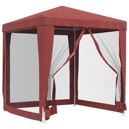 Tenda per Feste con Pareti Laterali in Rete 2x2 m HDPE | homemem39