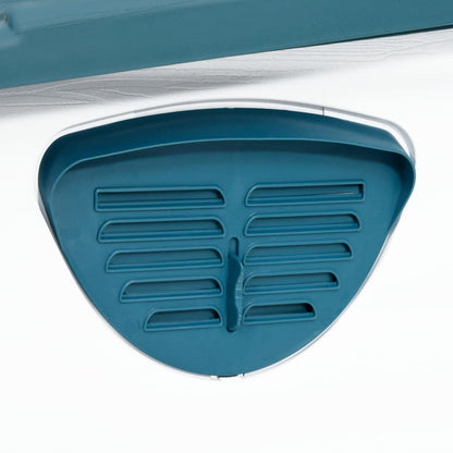 Casetta per Cani Blu 90,5x68x66 cm in Polipropilene - homemem39