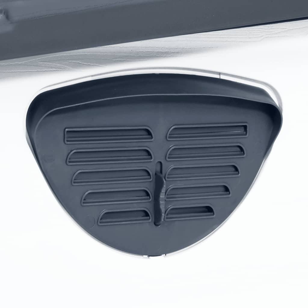 Casetta per Cani Grigia 90,5x68x66 cm in Polipropilene - homemem39