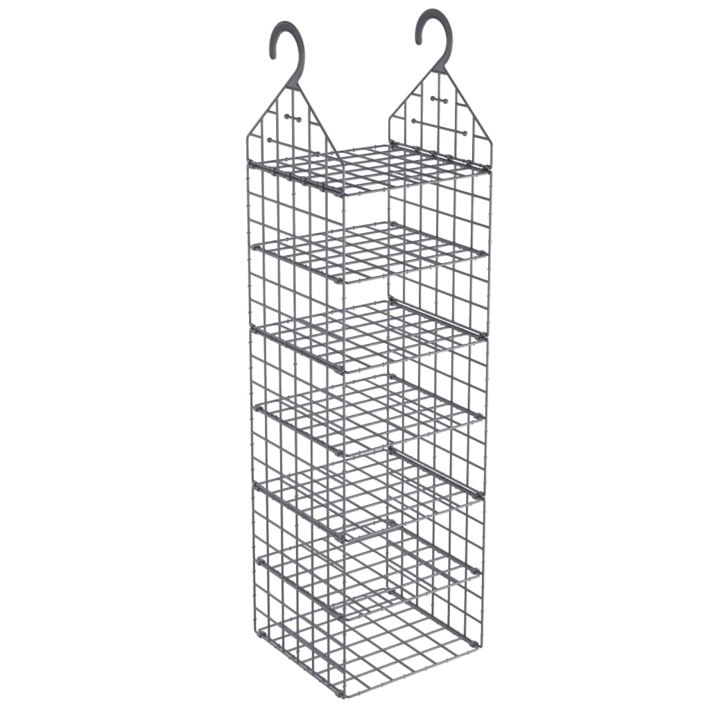 Organizer per Armadio da Appendere con 7 Ripiani 2 pz | homemem39