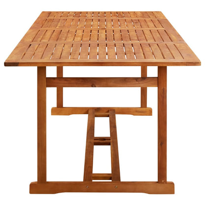 Set da Pranzo per Giardino 11 pz con Cuscini Grigio | homemem39