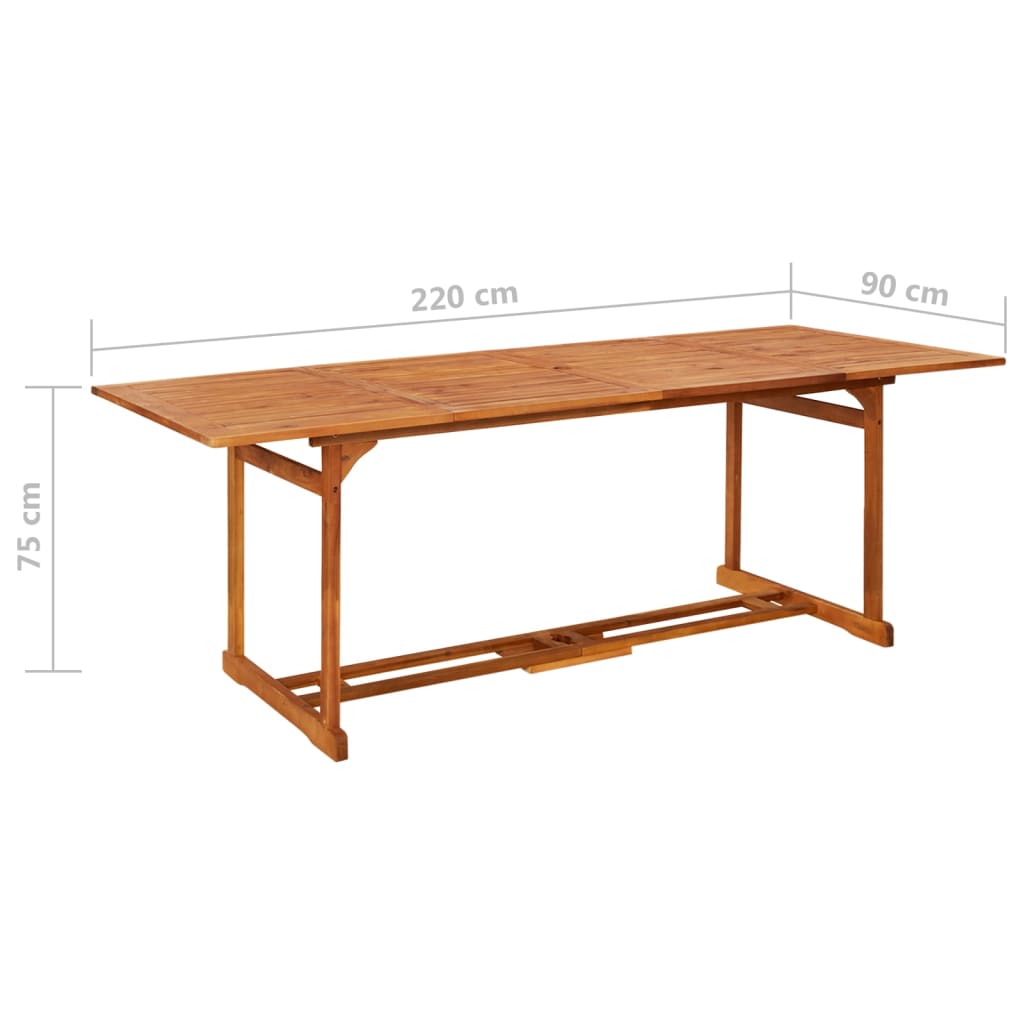 Set da Pranzo per Giardino 11 pz con Cuscini Grigio | homemem39