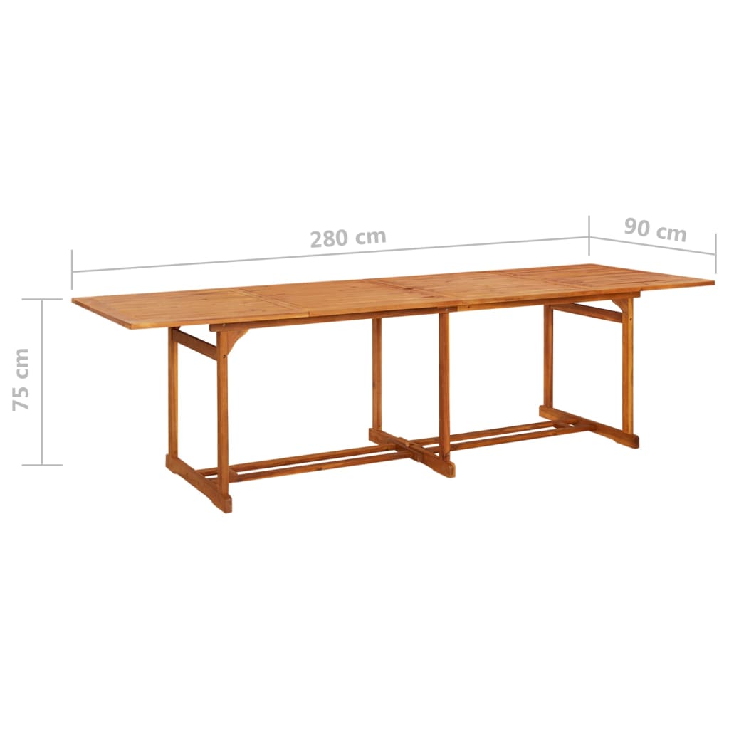 Set da Pranzo per Giardino 11 pz con Cuscini Grigio | homemem39