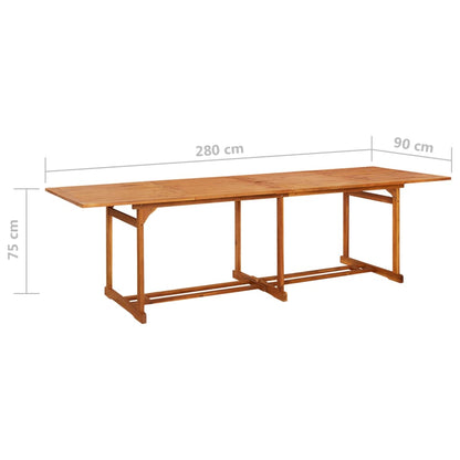 Set da Pranzo per Giardino 13 pz con Cuscini Grigio | homemem39