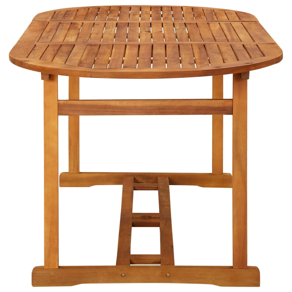 Set da Pranzo per Giardino 9 pz con Cuscini Grigio | homemem39