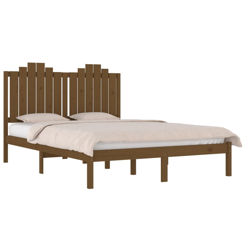 Miele Bed Frame in Solid Wood 120x190 cm Small Double