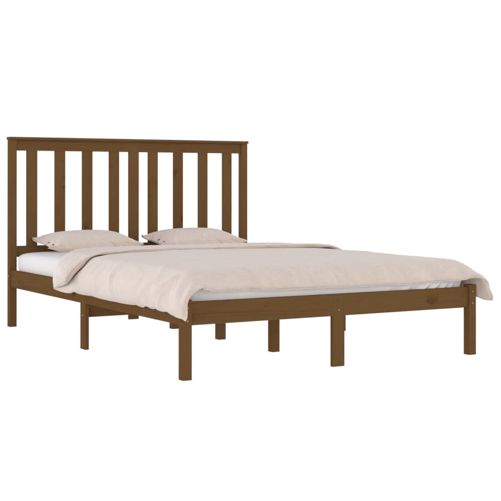 Miele Bed Frame in Solid Wood 120x190 cm Small Double