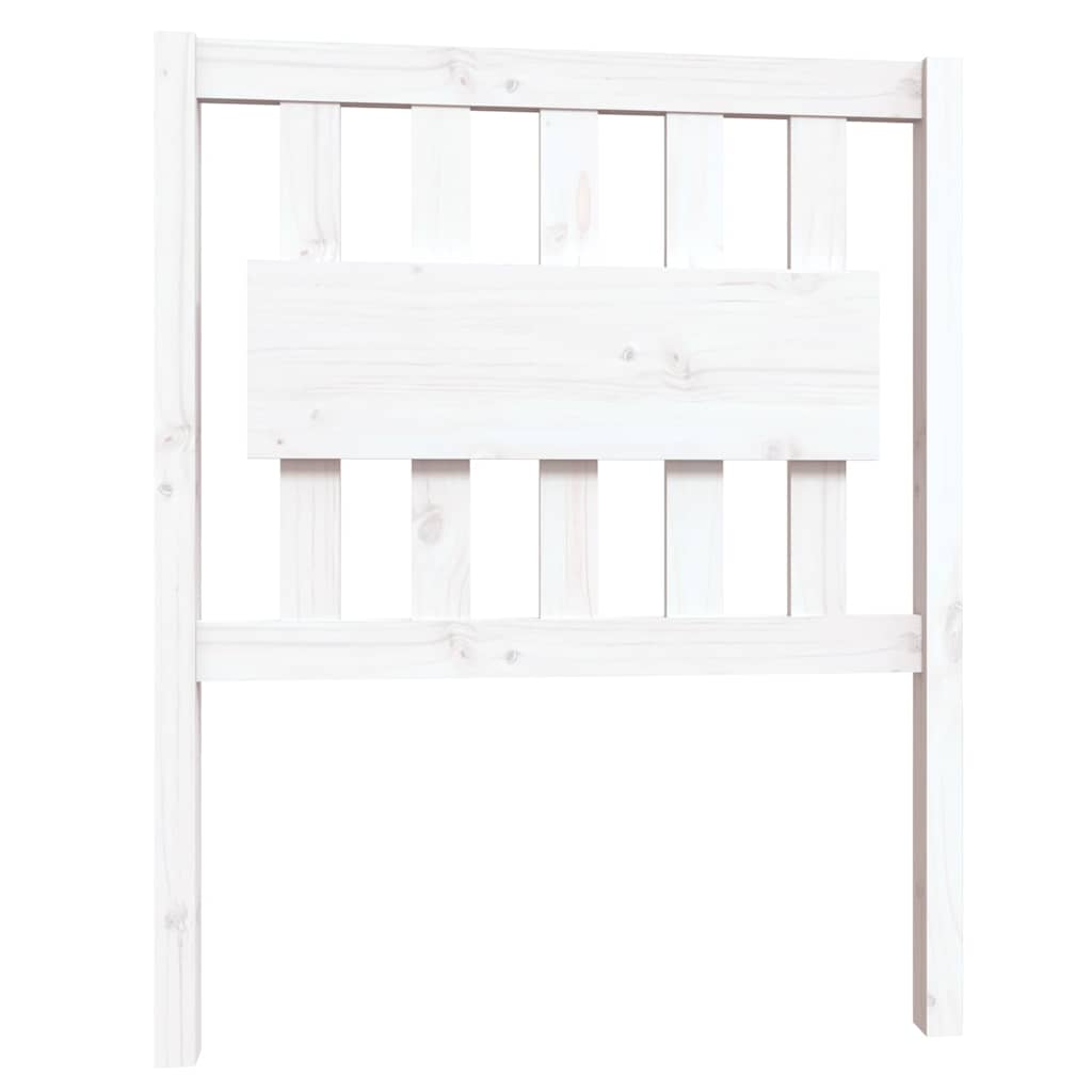 Giroletto in Legno Massello Bianco 75x190 cm Small Single