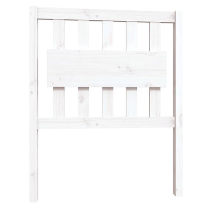 Giroletto in Legno Massello Bianco 75x190 cm Small Single