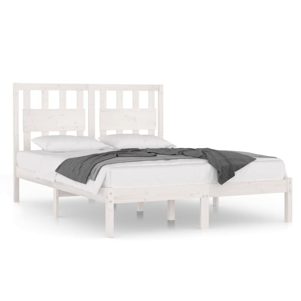 Giroletto Bianco in Legno Massello 180x200 cm Super King | homemem39