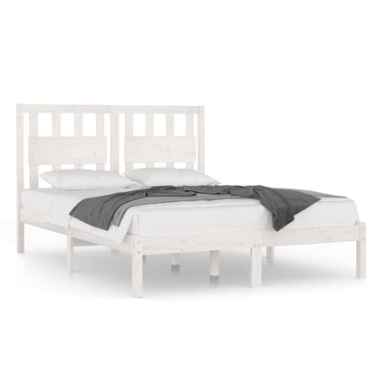 Giroletto Bianco in Legno Massello di Pino 200x200 cm | homemem39