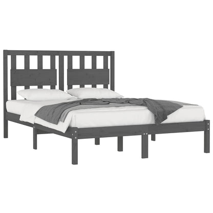 Giroletto Grigio in Legno Massello di Pino 200x200 cm | homemem39