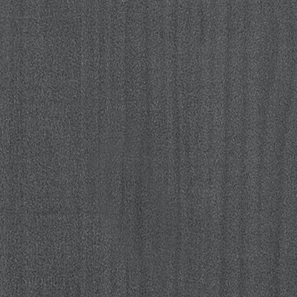Giroletto Grigio in Legno Massello di Pino 200x200 cm | homemem39
