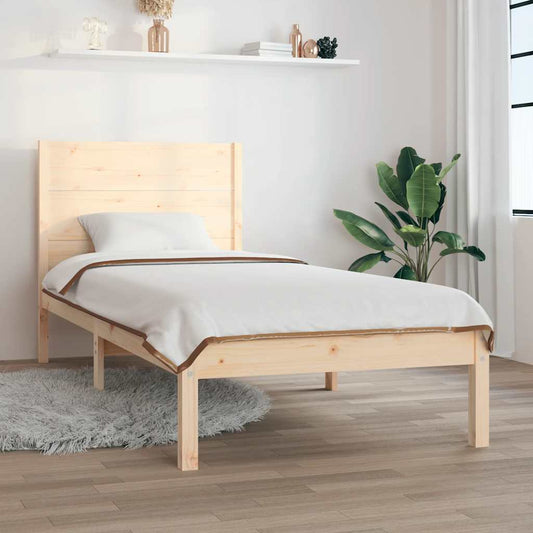 Giroletto senza Materasso 90x200 cm in Legno Massello di Pino | homemem39