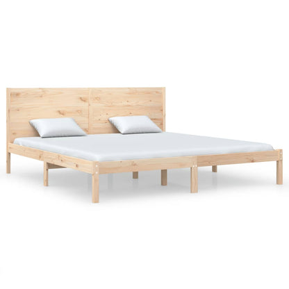 Giroletto senza Materasso 200x200 cm in Legno Massello di Pino | homemem39