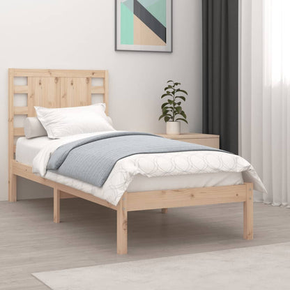 Giroletto senza Materasso 90x200 cm in Legno Massello di Pino | homemem39