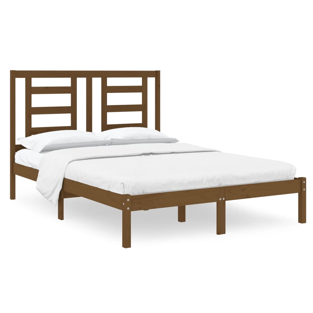 Miele Bed Frame in Solid Wood 120x190 cm Small Double