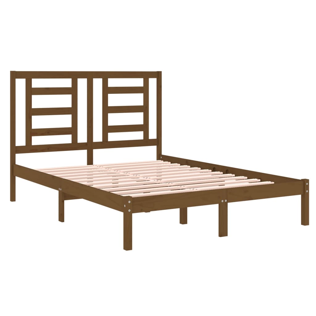 Miele Bed Frame in Solid Wood 120x190 cm Small Double