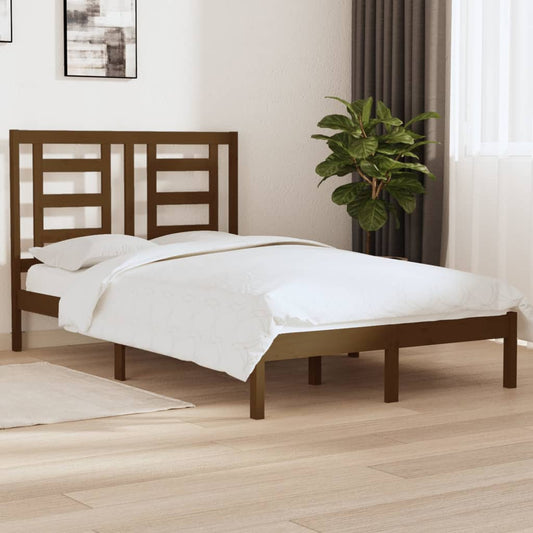 Miele Bed Frame in Solid Wood 120x190 cm Small Double