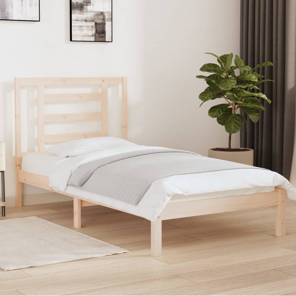 Giroletto senza Materasso 90x200 cm in Legno Massello di Pino | homemem39