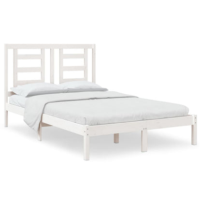 Giroletto senza Materasso Bianco 120x200 cm Legno Massello Pino | homemem39