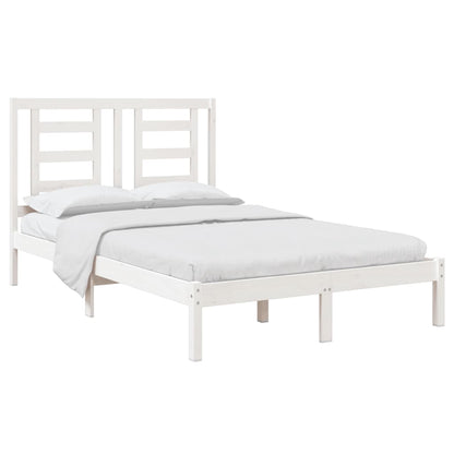 Giroletto senza Materasso Bianco 120x200 cm Legno Massello Pino | homemem39