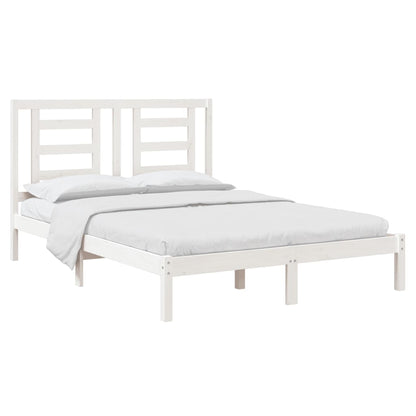 Giroletto senza Materasso Bianco 140x200 cm Legno Massello Pino | homemem39