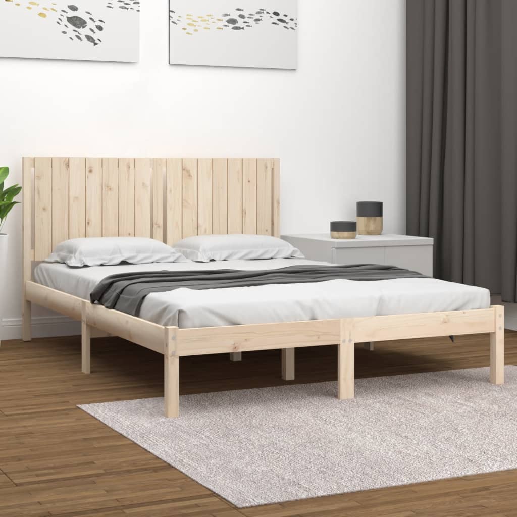 Giroletto senza Materasso 160x200 cm in Legno Massello di Pino | homemem39