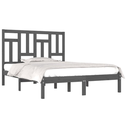 Giroletto Grigio in Legno Massello di Pino 200x200 cm | homemem39