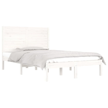 Giroletto Bianco in Legno Massello 120x190 cm Small Double | homemem39