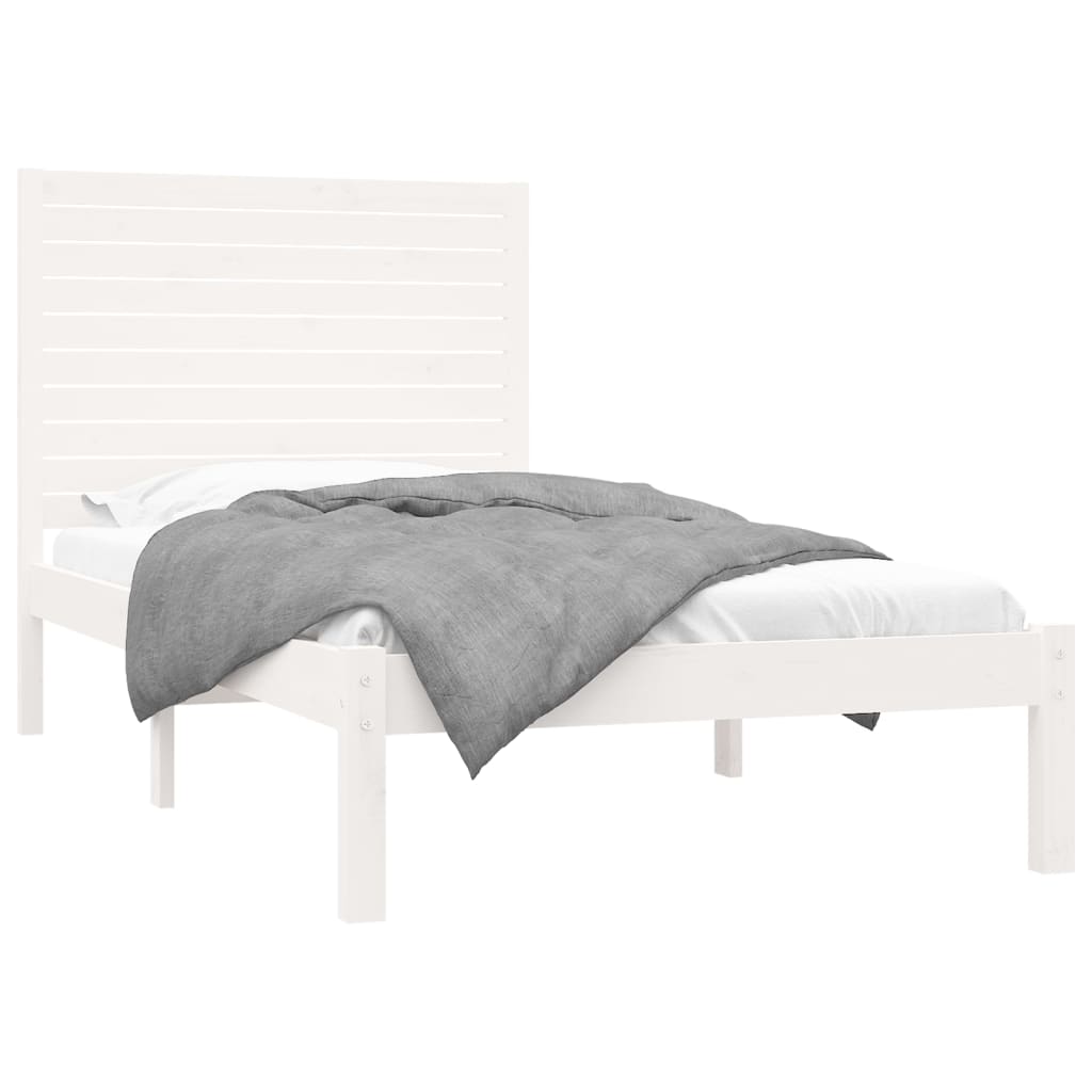 Giroletto Bianco in Legno Massello 90x200 cm | homemem39