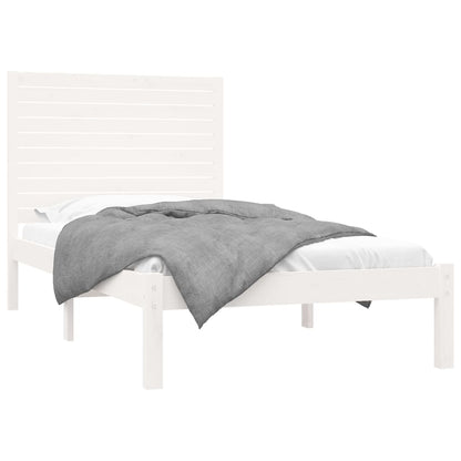 Giroletto Bianco in Legno Massello 90x200 cm | homemem39