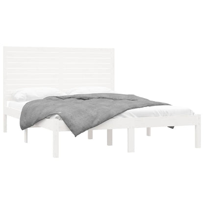 Giroletto Bianco in Legno Massello 140x200 cm | homemem39