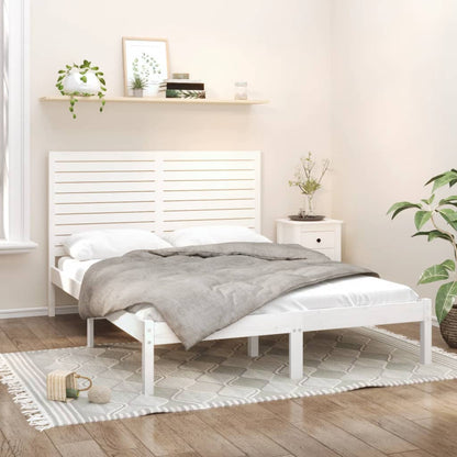 Giroletto Bianco in Legno Massello 140x200 cm | homemem39