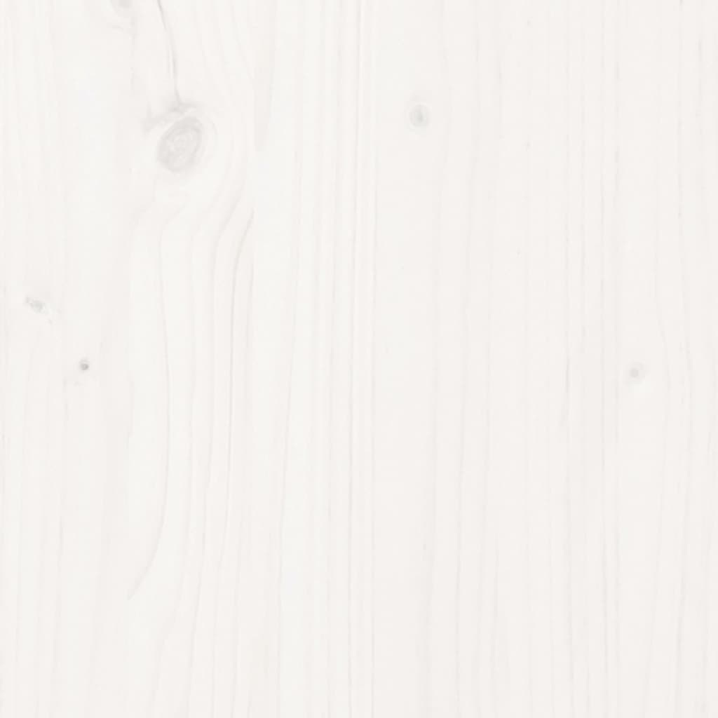 Giroletto Bianco in Legno Massello 160x200 cm | homemem39