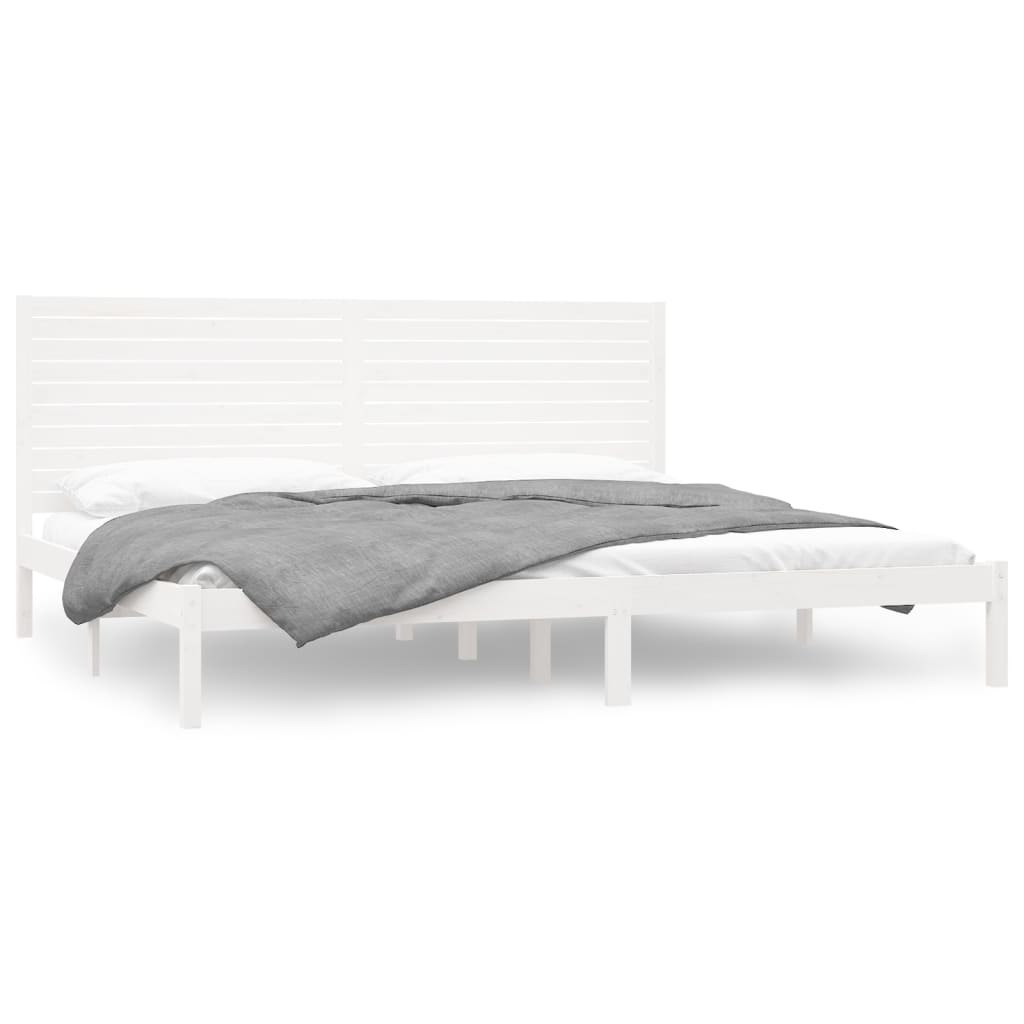 Giroletto Bianco in Legno Massello 200x200 cm | homemem39
