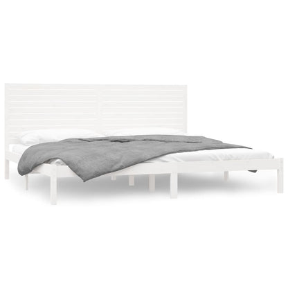 Giroletto Bianco in Legno Massello 200x200 cm | homemem39