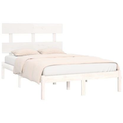 Giroletto Bianco in Legno Massello 160x200 cm | homemem39