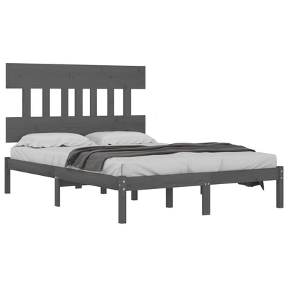 Giroletto Grigio in Legno Massello 200x200 cm | homemem39