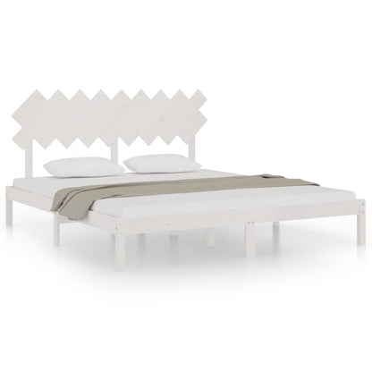 Giroletto Bianco 180x200 cm Super King in Legno Massello | homemem39