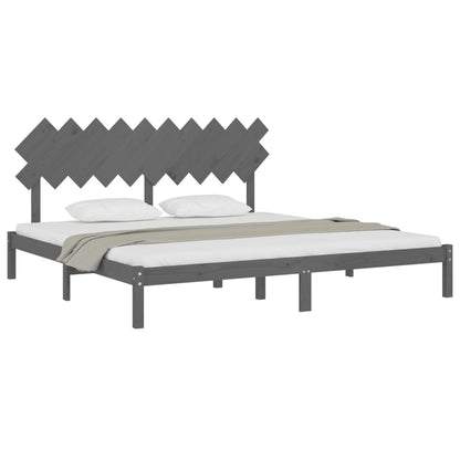 Giroletto Grigio 200x200 cm in Legno Massello | homemem39