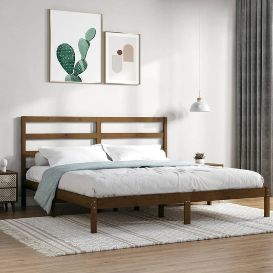 Giroletto ambra in Legno Massello di Pino 200x200 cm | homemem39